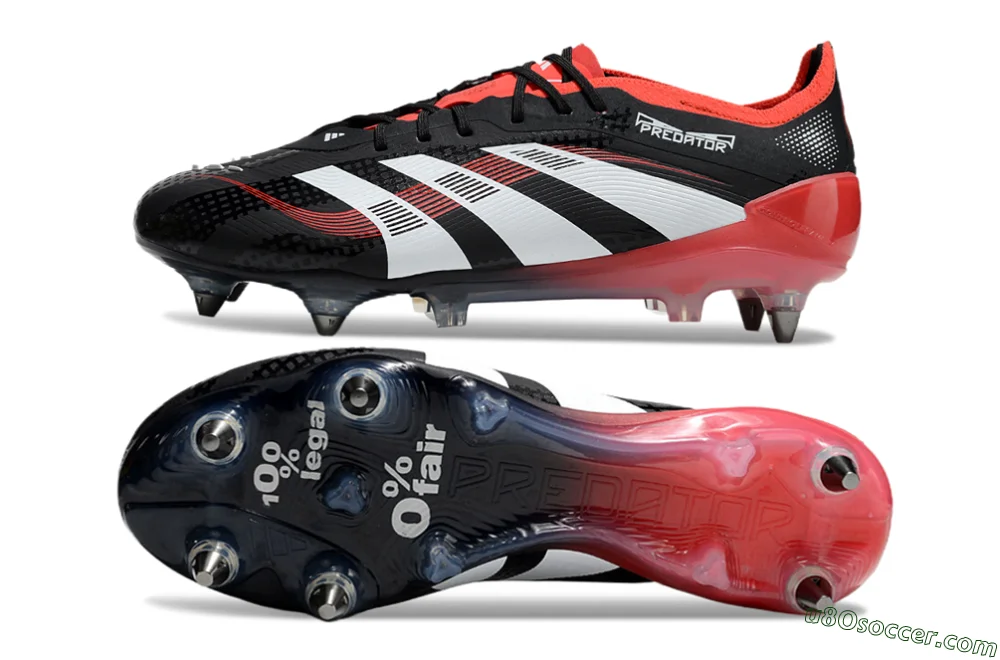 adidas プレデター サッカーシューズ ブラック/レッド