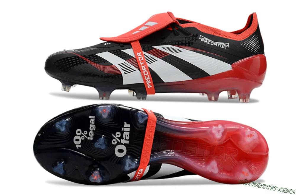 adidas Predator サッカーシューズ 黒/赤（サッカー,サッカーシューズ 