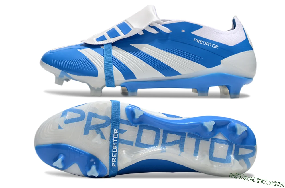 adidas Predator スパイクシューズ ホワイト/ブルー adidas