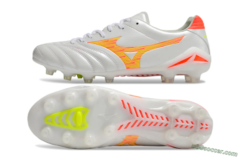 MIZUNO モレリア FGシューズ ホワイト/ゴールド モレリア IN / MORELIA ミズノ(mizuno) フットサルシューズ