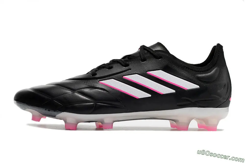 COPA サッカーシューズ ブラック/ピンク adidas Copa Pure+ FG - Core Black/Zero Met./Team Shock Pink