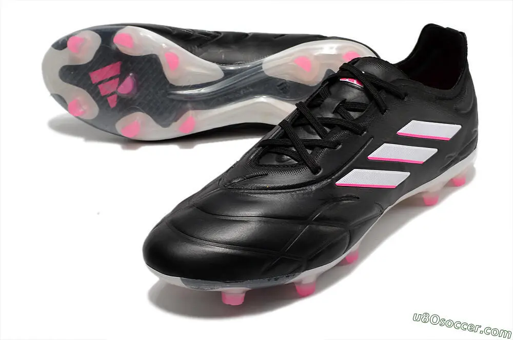 COPA サッカーシューズ ブラック/ピンク adidas Copa Pure+ FG - Core Black/Zero Met./Team Shock Pink