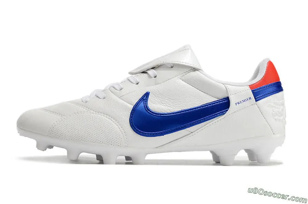 Nike Tiempo サッカーシューズ FG ホワイト/ブルー Nike Tiempo 青/白